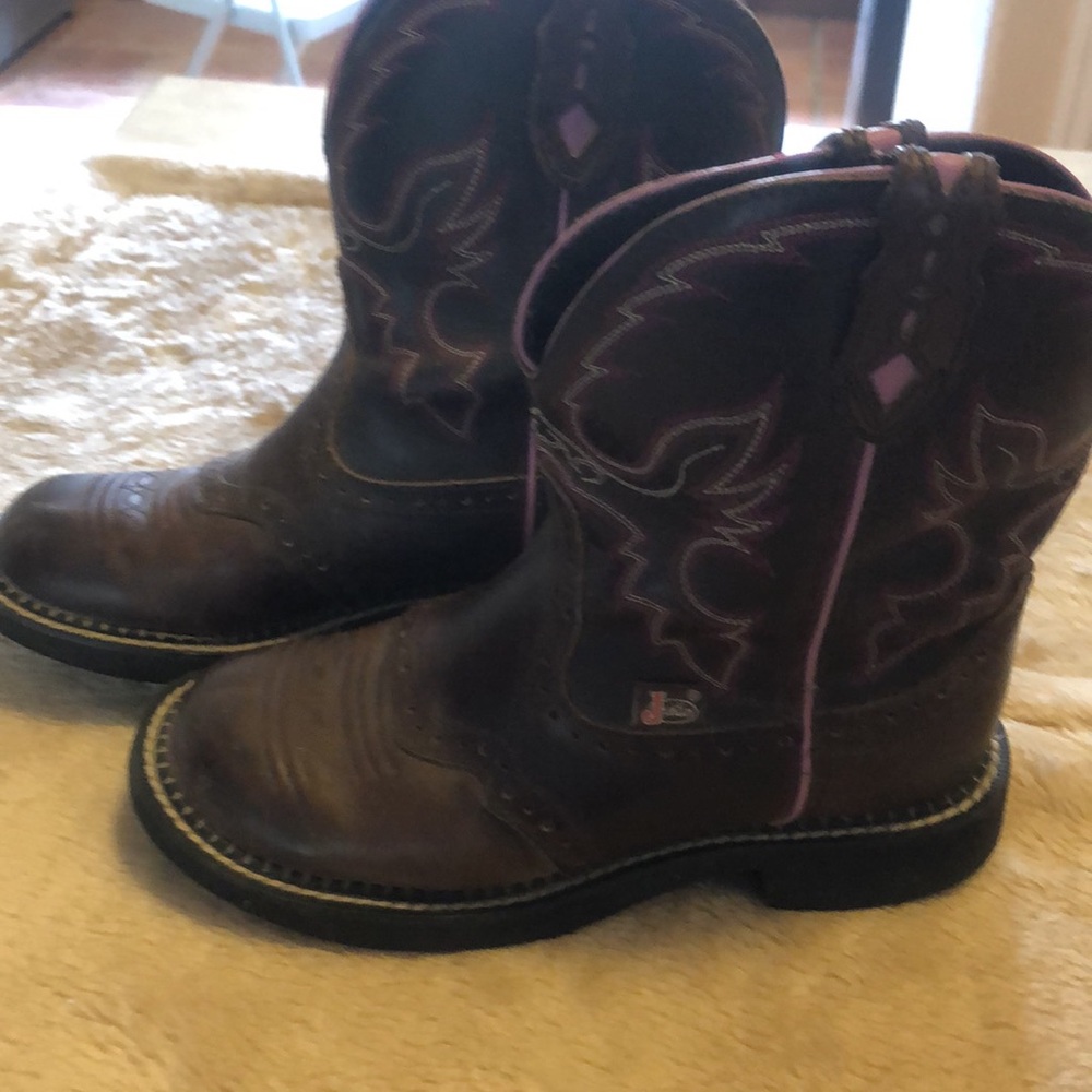 Justin western boots 3469 - Picture 3 of 10